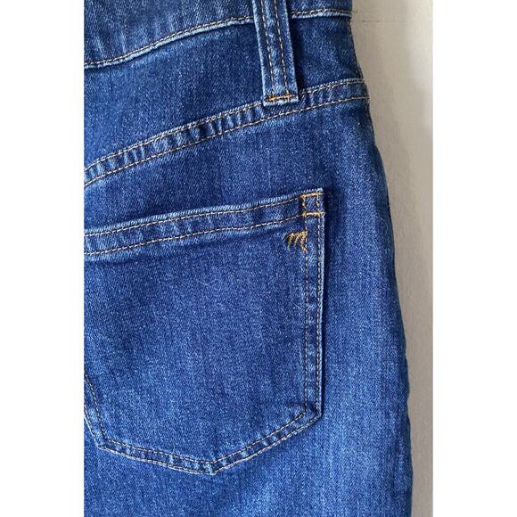 Madewell Denim Frayed Jean Skirt Size 25 Style# J2735 #V1 - Picture 6 of 8